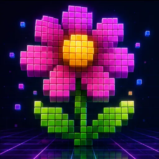 Pixel-Art-Blume